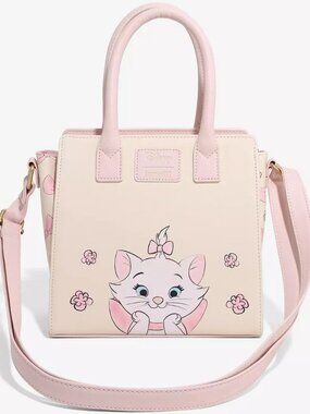 Loungefly: Disney - The Aristocats - Marie: Satchel Hand Bag with Strap *NWT*